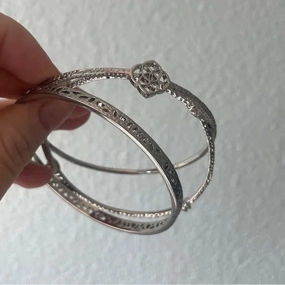 Kendra Scott Silver Set of 3 Bracelets - Picture 6 of 8